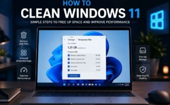 How to clean Windows 11 and free up storage space