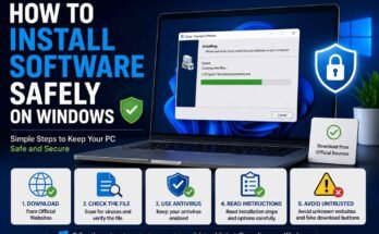 How to Install Software Safely on Windows with secure software installation tips