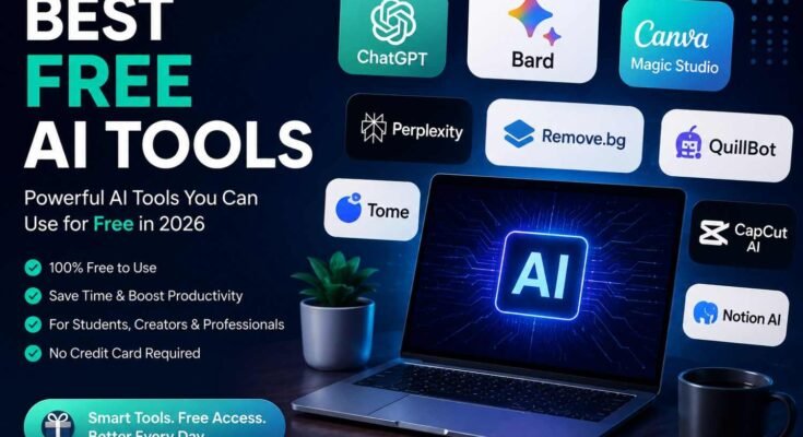Best Free AI Tools for productivity, content creation, and everyday tasks
