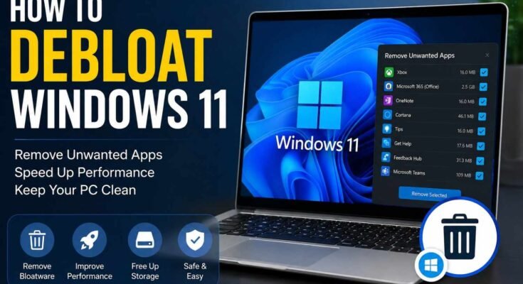 How to Debloat Windows 11 and remove unwanted apps