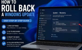 How to Roll Back a Windows Update using Windows 11 Recovery settings